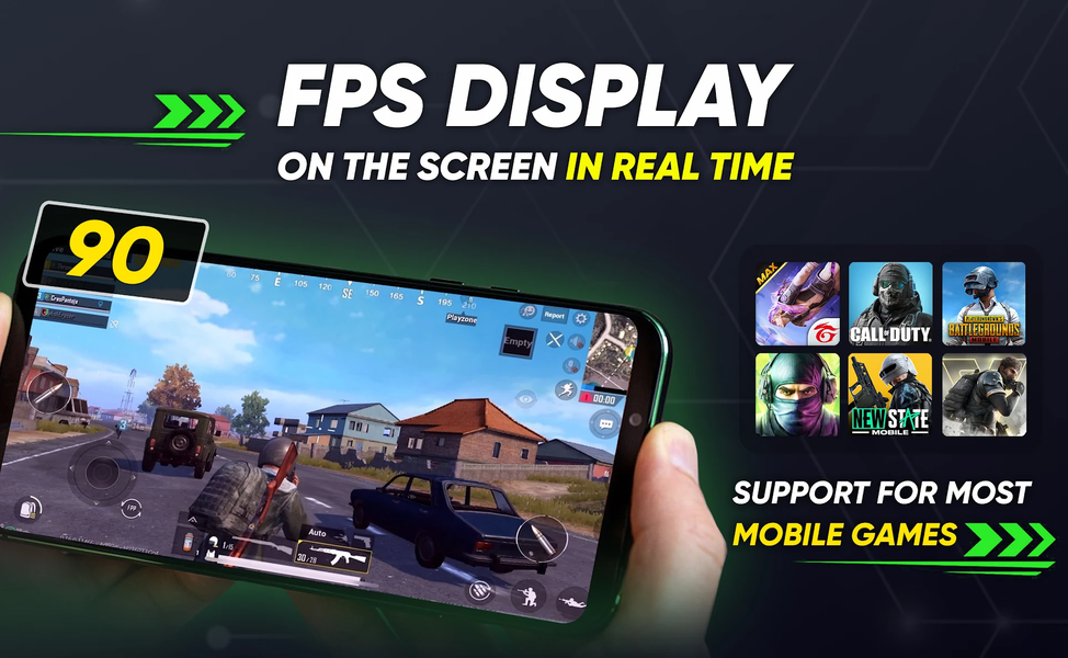 FPS Meter on Screen Real-time - عکس برنامه موبایلی اندروید