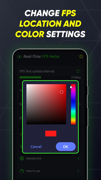 FPS Meter on Screen Real-time - Image screenshot of android app