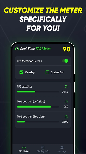 FPS Meter on Screen Real-time - عکس برنامه موبایلی اندروید