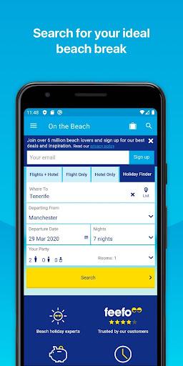 On the Beach Holiday App - عکس برنامه موبایلی اندروید