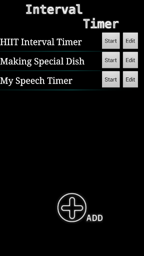 Custom Interval Timer - Image screenshot of android app