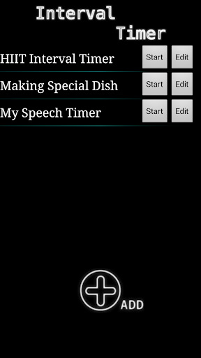 Custom Interval Timer - عکس برنامه موبایلی اندروید