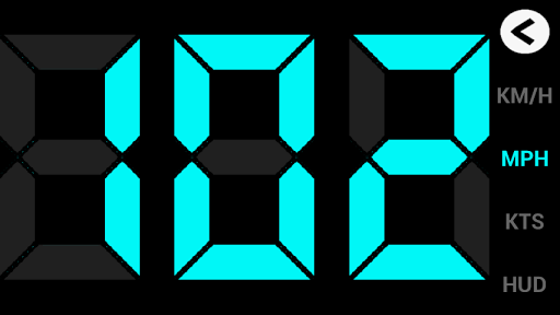 GPS HUD Speedometer - Image screenshot of android app