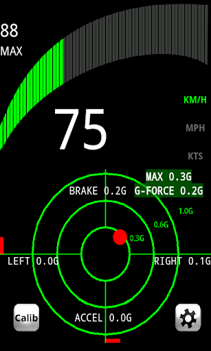 Speedometer with G-FORCE meter - عکس برنامه موبایلی اندروید