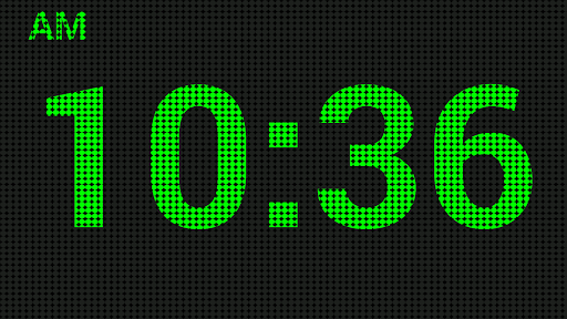 LED Digital Table Clock - Image screenshot of android app