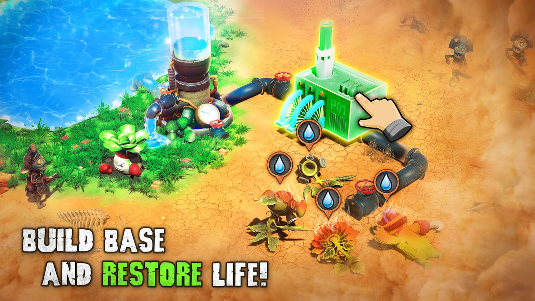 Zombie Siege: Desert Garden - عکس بازی موبایلی اندروید