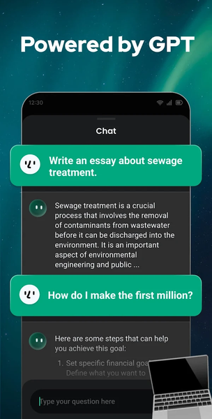 Open Chat - AI bot app - Image screenshot of android app