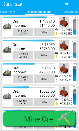 Idle Mining Empire - عکس بازی موبایلی اندروید