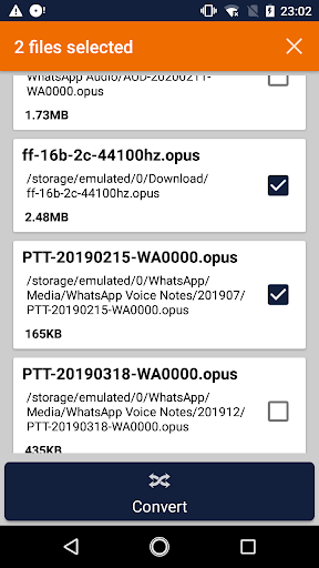 Opus converter to mp3 - عکس برنامه موبایلی اندروید