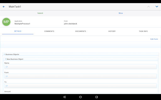Oracle Process Mobile - عکس برنامه موبایلی اندروید