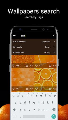 Orange Wallpapers 4K - Image screenshot of android app