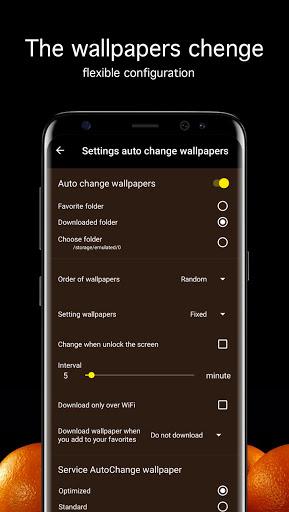 Orange Wallpapers ۴K - عکس برنامه موبایلی اندروید