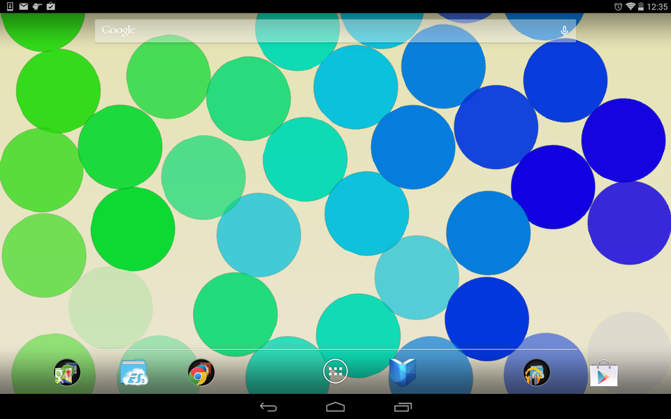 Falling objects live wallpaper - عکس برنامه موبایلی اندروید