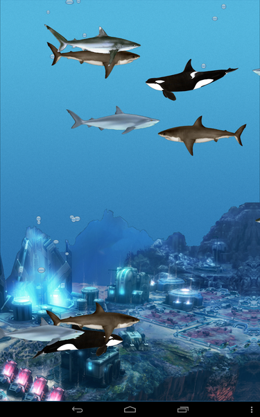 Abubu ocean live wallpaper - عکس برنامه موبایلی اندروید