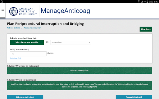 ManageAnticoag - عکس برنامه موبایلی اندروید