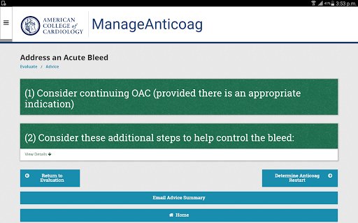 ManageAnticoag - عکس برنامه موبایلی اندروید