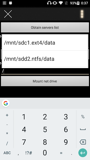 player with parametric eq - Image screenshot of android app
