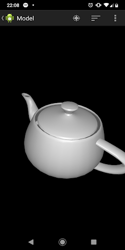 3D Model Viewer (Open Source) - Image screenshot of android app