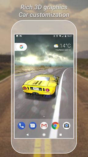 3D Car Live Wallpaper Lite - Image screenshot of android app