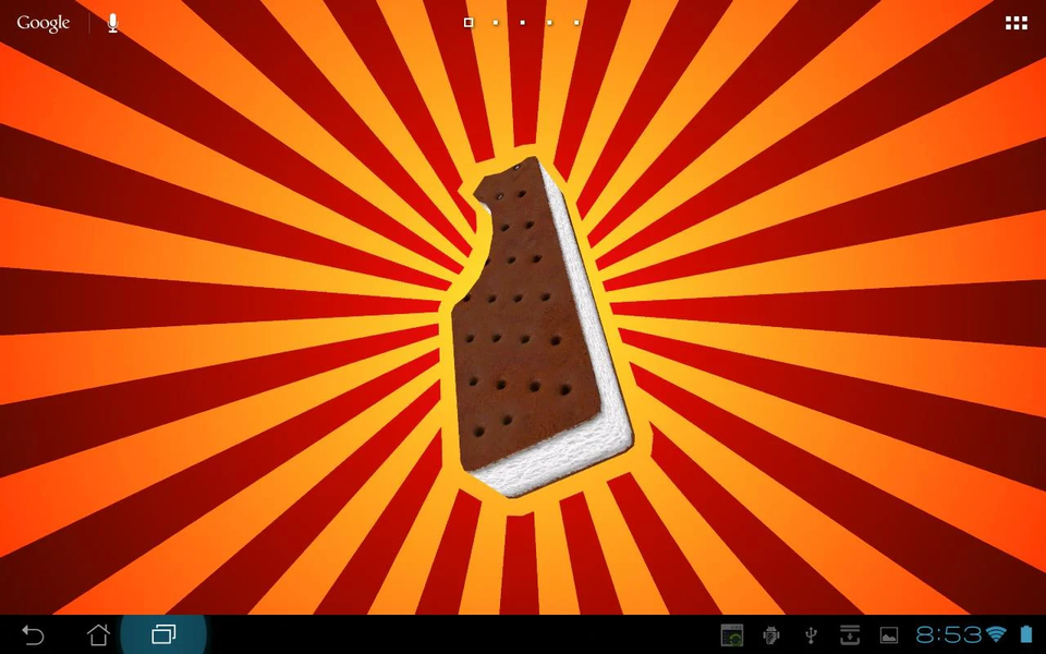 Ice Cream Sandwich Wallpaper - Image screenshot of android app