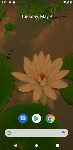3D Lotus Pond Live Wallpaper - عکس برنامه موبایلی اندروید