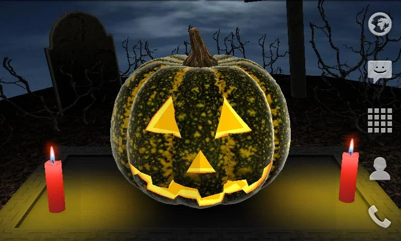 Halloween Pumpkin 3D Wallpaper - عکس برنامه موبایلی اندروید