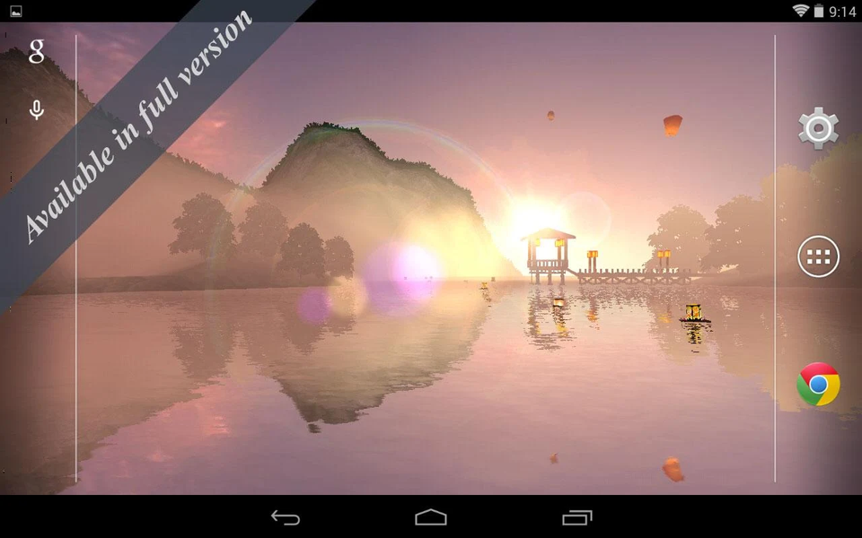 Lantern Festival 3D LWP Lite - Image screenshot of android app