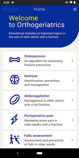 AOTrauma Orthogeriatrics - عکس برنامه موبایلی اندروید