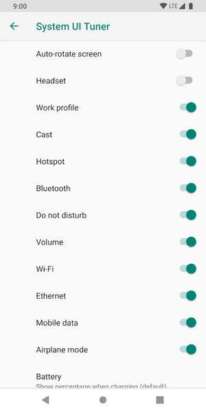 SystemUI Tuner Shortcut - Image screenshot of android app