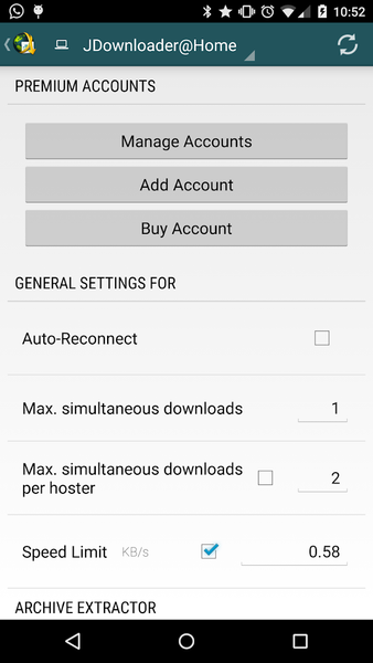 MyJDownloader Remote Official - عکس برنامه موبایلی اندروید