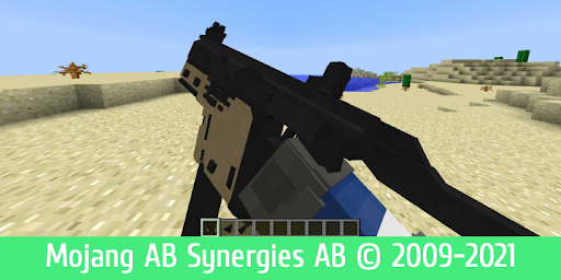 Weapon guns mod for Minecraft - Image screenshot of android app