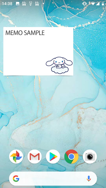 Notepad Cinnamoroll - Image screenshot of android app