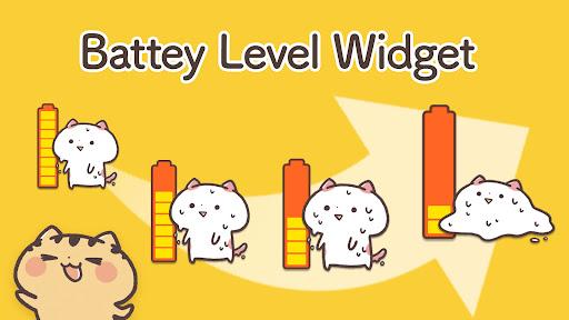 Battery widget Kansai Cats - Image screenshot of android app