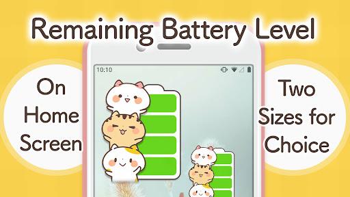 Battery widget Kansai Cats - Image screenshot of android app