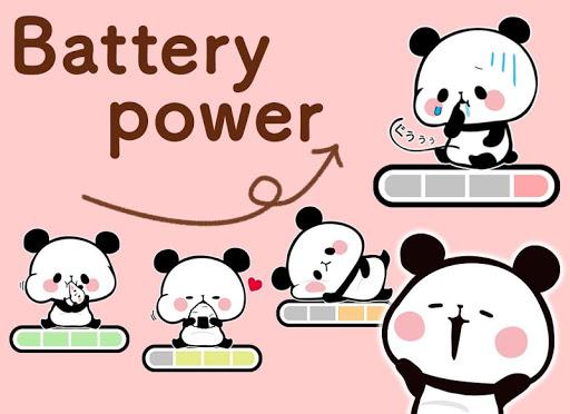 Battery widget MochimochiPanda - عکس برنامه موبایلی اندروید