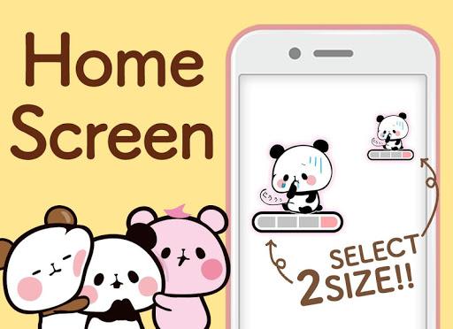 Battery widget MochimochiPanda - عکس برنامه موبایلی اندروید