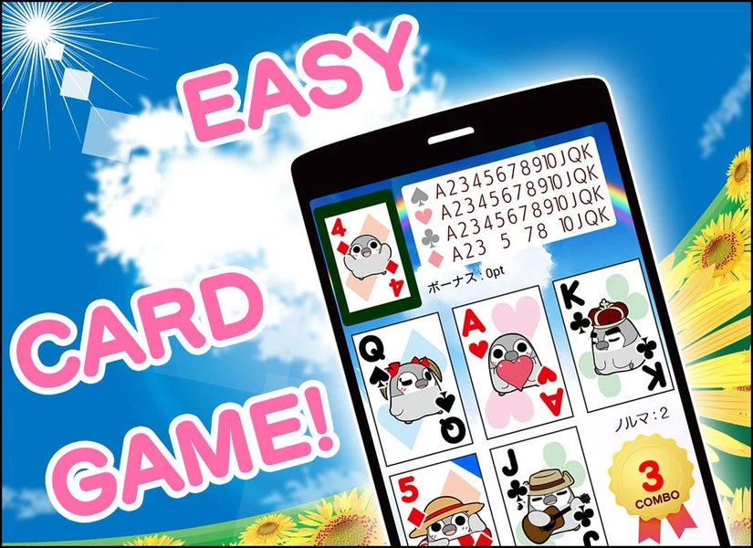 Pesoguin Card Playing - Gameplay image of android game