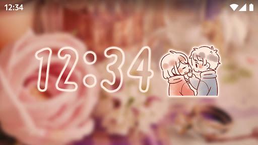 Digital Clock Obediently Tell - Image screenshot of android app