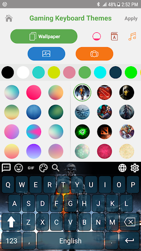 Gaming Keyboard Theme - عکس برنامه موبایلی اندروید