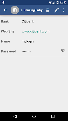 aWallet Password Manager - Image screenshot of android app