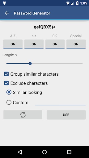 aWallet Password Manager - Image screenshot of android app