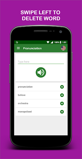 Pronunciation - عکس برنامه موبایلی اندروید