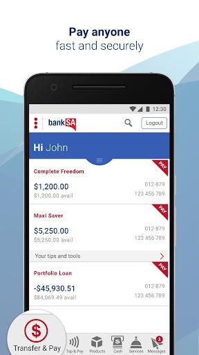 BankSA Mobile Banking - عکس برنامه موبایلی اندروید
