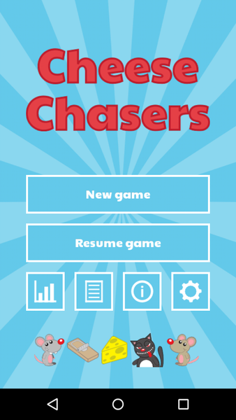 Cheese Chasers Board Game - Image screenshot of android app