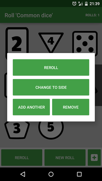 Custom Image Dice - Image screenshot of android app