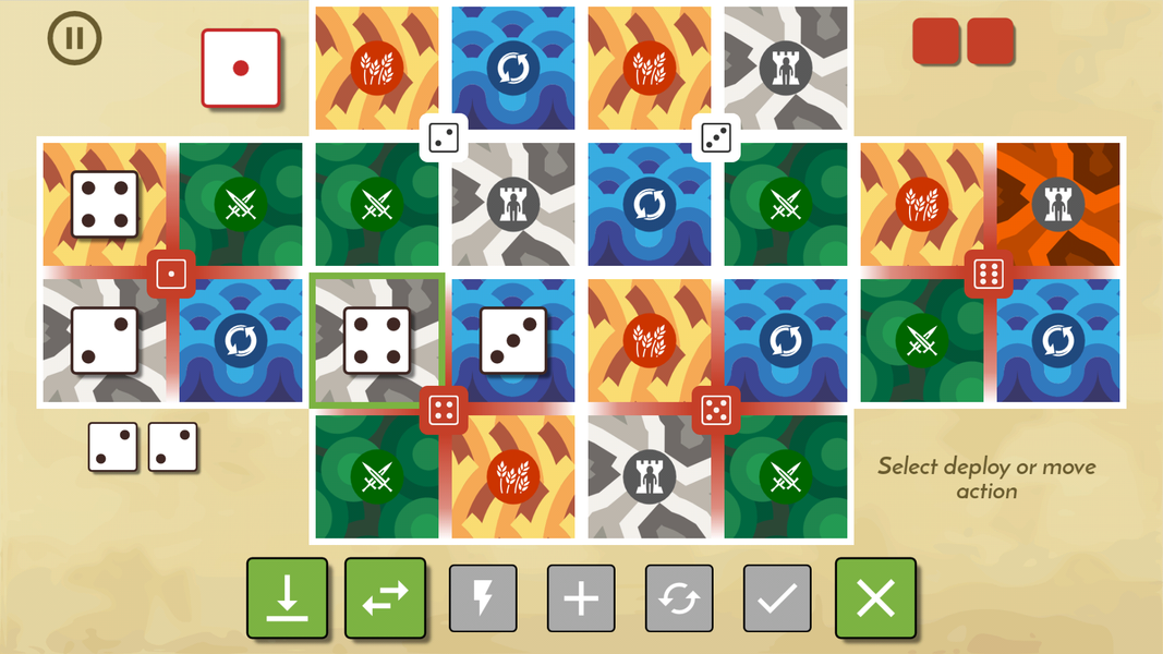 Land 6 Board Game - Gameplay image of android game