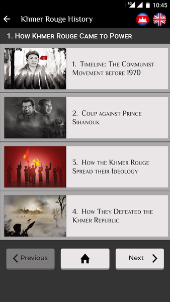 Khmer Rouge History - Image screenshot of android app