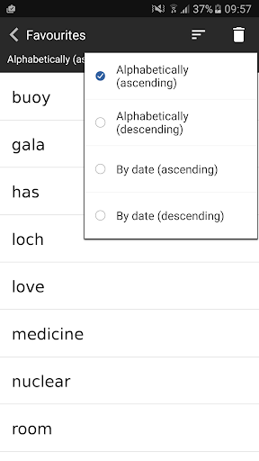 English Pronouncing Dictionary - Image screenshot of android app