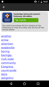 Cambridge English Dictionary - عکس برنامه موبایلی اندروید