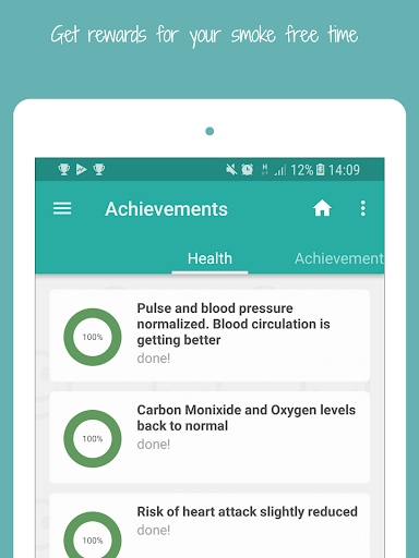 Stop Smoking - quit smoking, be smoke free - عکس برنامه موبایلی اندروید